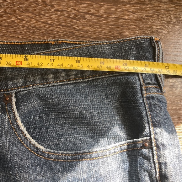 Mens Levi’s Dark Wash 559 Relaxed Straight Fit Size 42x28 Jeans - Picture 7 of 17
